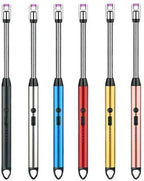 Rechargeable Electric Arc Lighter – 360° Flexible Neck Flameless Plasma Gas &amp; Candle Lighter