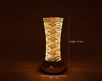 Modern Cordless Crystal LED Table Lamp – Touch Dimming Bedside & Ambient Night Light