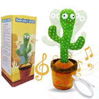 Musical Dancing Cactus Toy – Interactive Rechargeable Singing &amp; Talking Plush Toy