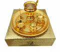 Gold Plated Pooja Thali Set with Gift Box