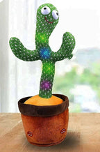 Musical Dancing Cactus Toy – Interactive Rechargeable Singing &amp; Talking Plush Toy
